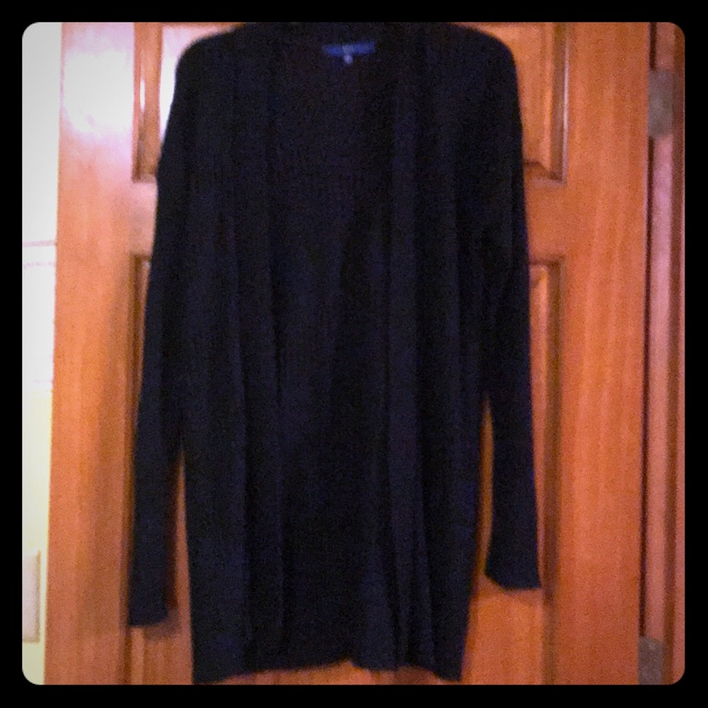 Apt 9 long navy cardigan